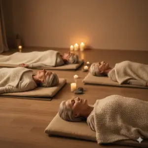 AI yogini's op matjes